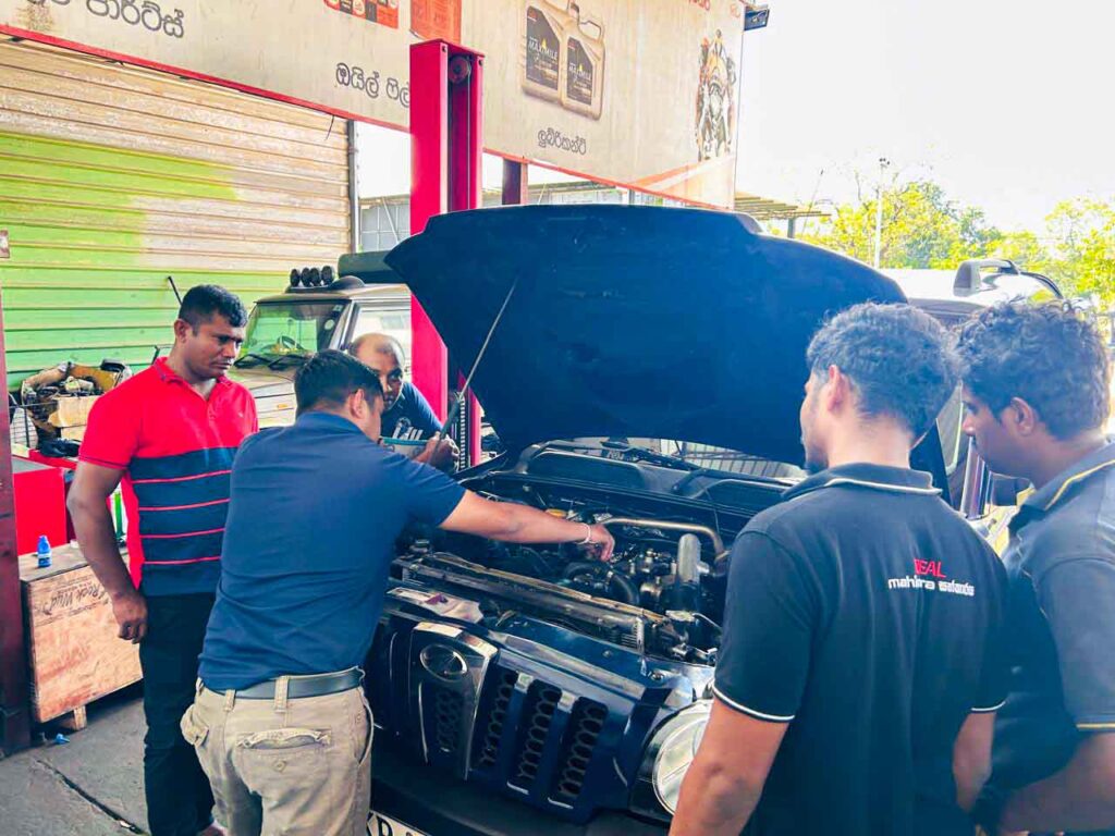 Ideal Motors Conducts Free Mahindra Scorpio Service Campaign for Sri Lanka Police